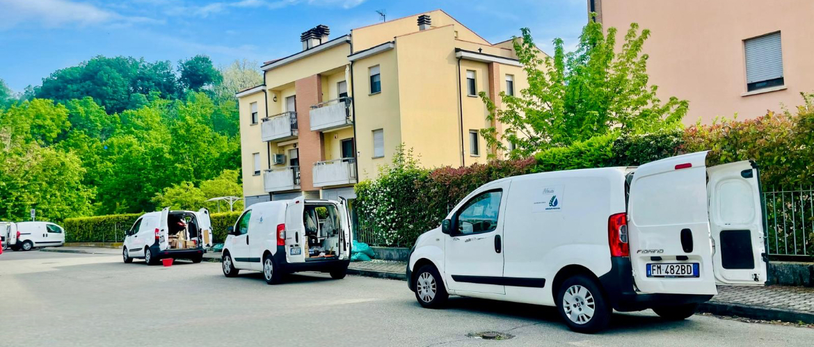 Flotta mezzi operativi AV Studio SRL